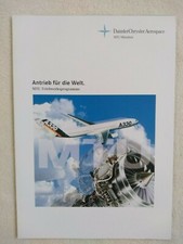 Original MTU AeroEngines drive for the world drives brochure sales brochure