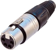XLR Female 4 Pin Line