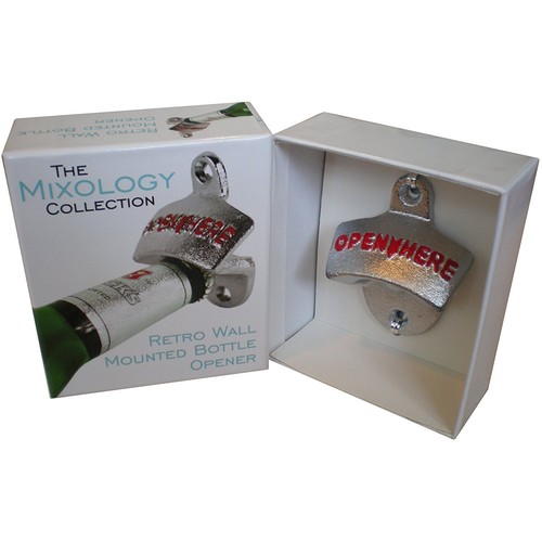 Silver bottle opener chrome - bottle,
