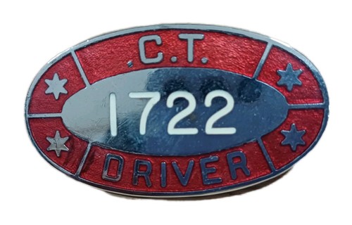 Vintage bus drivers badge - *bus,