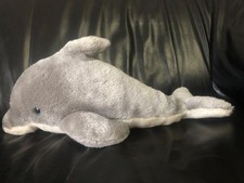 Large Grey Dolphin Soft Toy Teddy approx 43cm