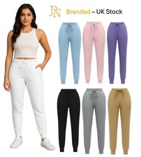 Ladies Tracksuit Bottoms Womens Joggers Jogging Trousers Gym Lounge Wear NEW