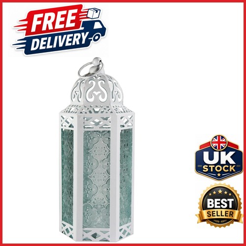 White moroccan candle - moroccan,
