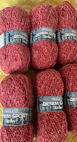 600gms sirdar denim sport aran - 600gms,