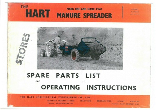 Hart manure spreader - hart, 1