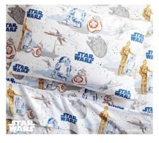Pottery Barn Kids Twin/Single Star Wars Bed Sheets - 2 Fitted, 2 Pillowcases