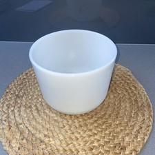 Kenwood Vintage White Milk Glass Mixing Bowl Anchor Hocking 12 Bowl Pt 23797