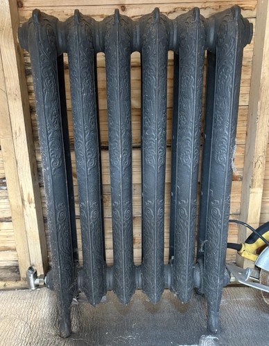 Antique cast iron column - cast,