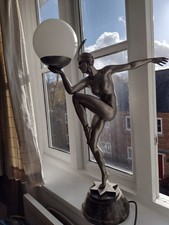 Art Deco Style Lady Lamp With
