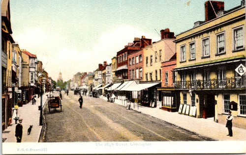 Lymington high street view - street,