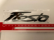 Ford Fiesta Self Adhesive Rear Badge Gloss Black