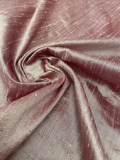 100% Silk Dupion Fabric Dusky