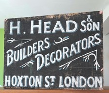 VINTAGE LARGE HAND PAINTED