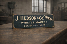 Police signs vintage style