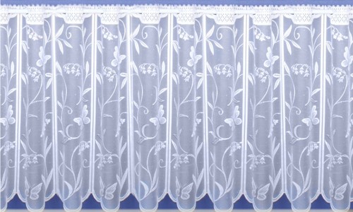 Butterfly floral white panel - butterfly,