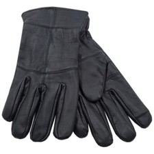 Men's Thinsulate Black Leather