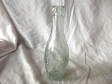 Antique Clear Glass Cod Bottle