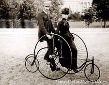 A Quadracycle for Two at the White House - 1886 - Historic Photo Print