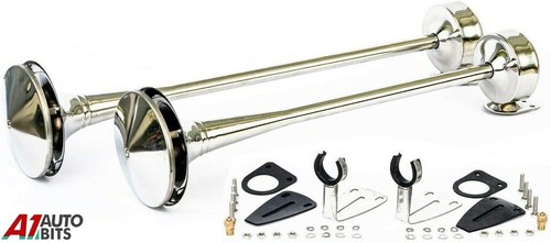24v air horn - horn, chrome