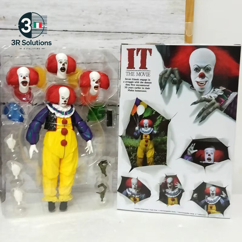 Neca joker stephen king clown - king,