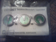 5 vintage  Plessey castanet capacitors 5910-99-012-4929