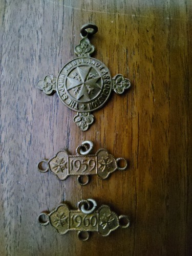 John ambulance medal and - medal,