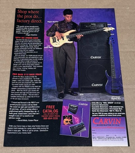 Carvin guitars amps - -, reggie