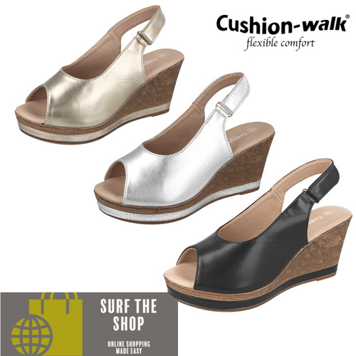 Ladies cushioned elasticated - cushioned,
