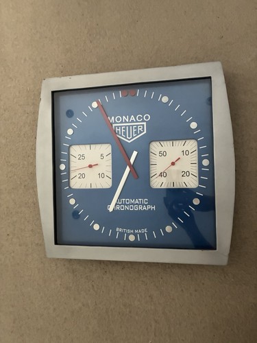 Tag heuer monaco clock 1992 - heuer,