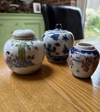 Chinese Ginger Jars Three