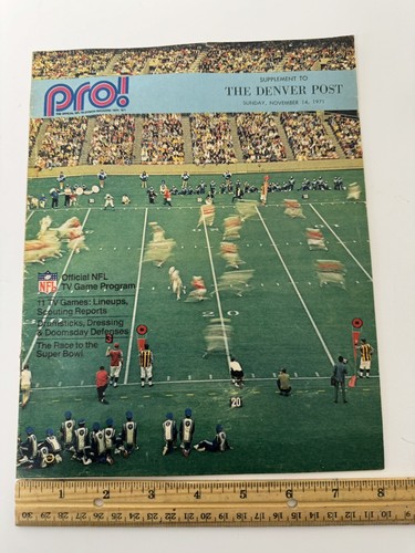 Nov 1971 pro - nov, nfl
