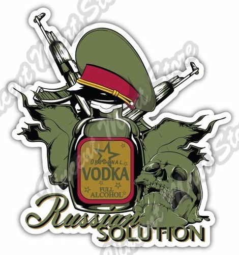 Russian solution vodka 47 - russian, ak-47