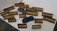 Gasland 20mm Scale Jersey Concrete barriers 26mm high 111cm length