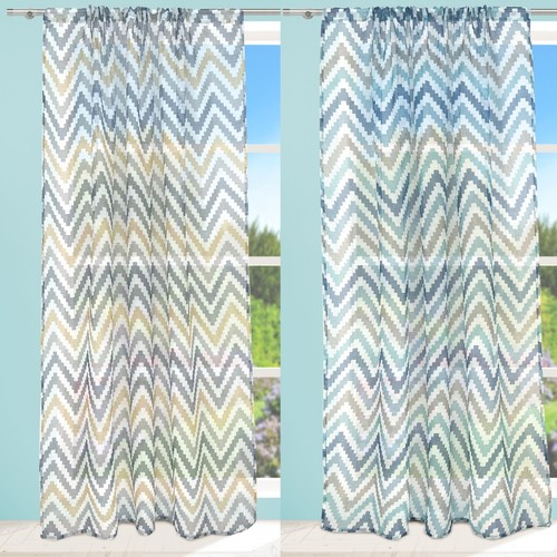 Nordic voile panel chevron - voile,