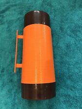 Vintage Retro Aladdin Food/Drink Flask Orange & Beige 32 FL OZCamping, Campervan