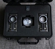 Mini Portable Disco  Battery Powered Bluetooth Flashing Lights Stereo Amplifier