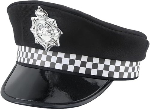 Police hat with badge - hat,