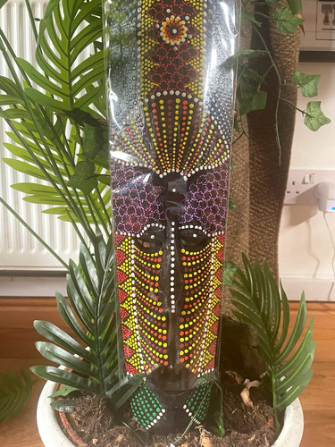 African tribal wooden wall - wooden,