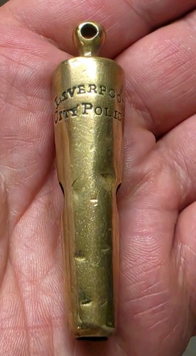 Antique brass liverpool city - brass,