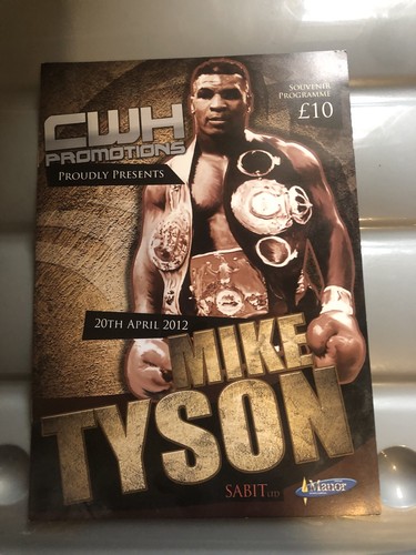 Mike tyson official programme - tyson,