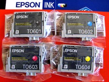 4 of Set Sealed Genuine Epson
