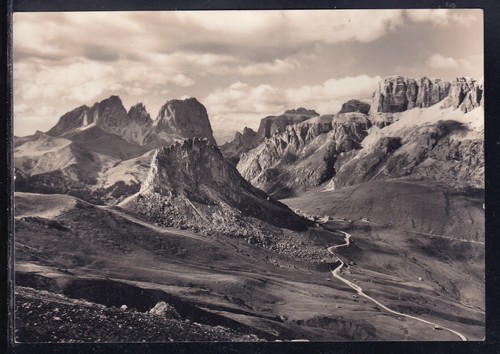 Postcard strada del passo - strada,