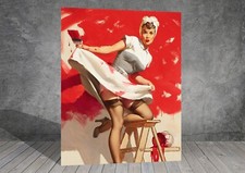 Gil Elvgren In the Red  paint