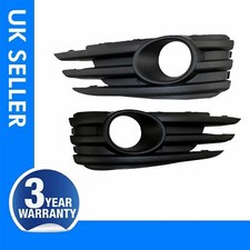 2 X Front Bumper Fog Light Grill Panel Strip For Vauxhall Opel Vectra C 6400599