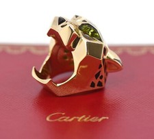 Cartier Panthere 18K Yellow Gold Ring Size 56