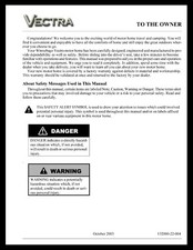 Winnebago 2003 Vectra Itasca Motor Home Owners Manual User Guide Coil Bound