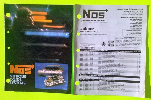 1985 nos nitrous - nitrous, systems