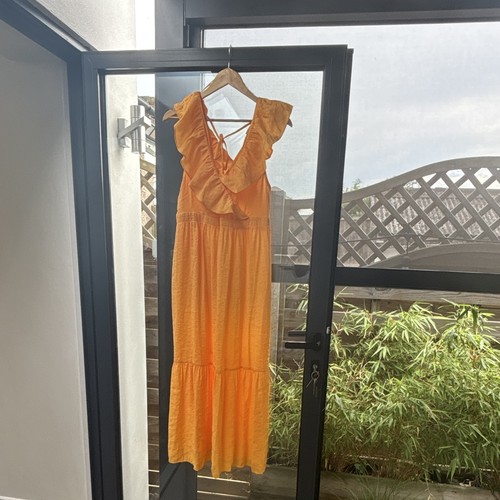 River island ruffle maxi - river,