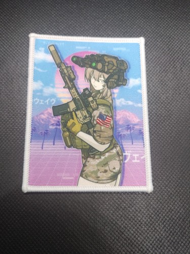 Anime soldier hook and loop - soldier,