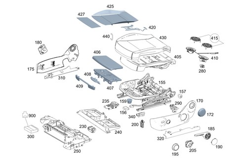 Mercedes benz genuine seat - genuine,